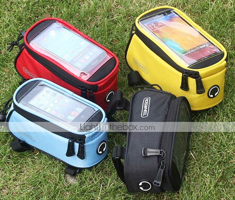 ROSWHEEL Cell Phone Bag Bike Frame Bag Top Tube 4.8 inch Touch Screen Cycling for Samsung Galaxy S6 iPhone 4/4S Samsung Galaxy S4 Yellow Red Blue Cycling / Bike / iPhone X / iPhone XR / iPhone XS 2026 - TRY 772.39 –P15