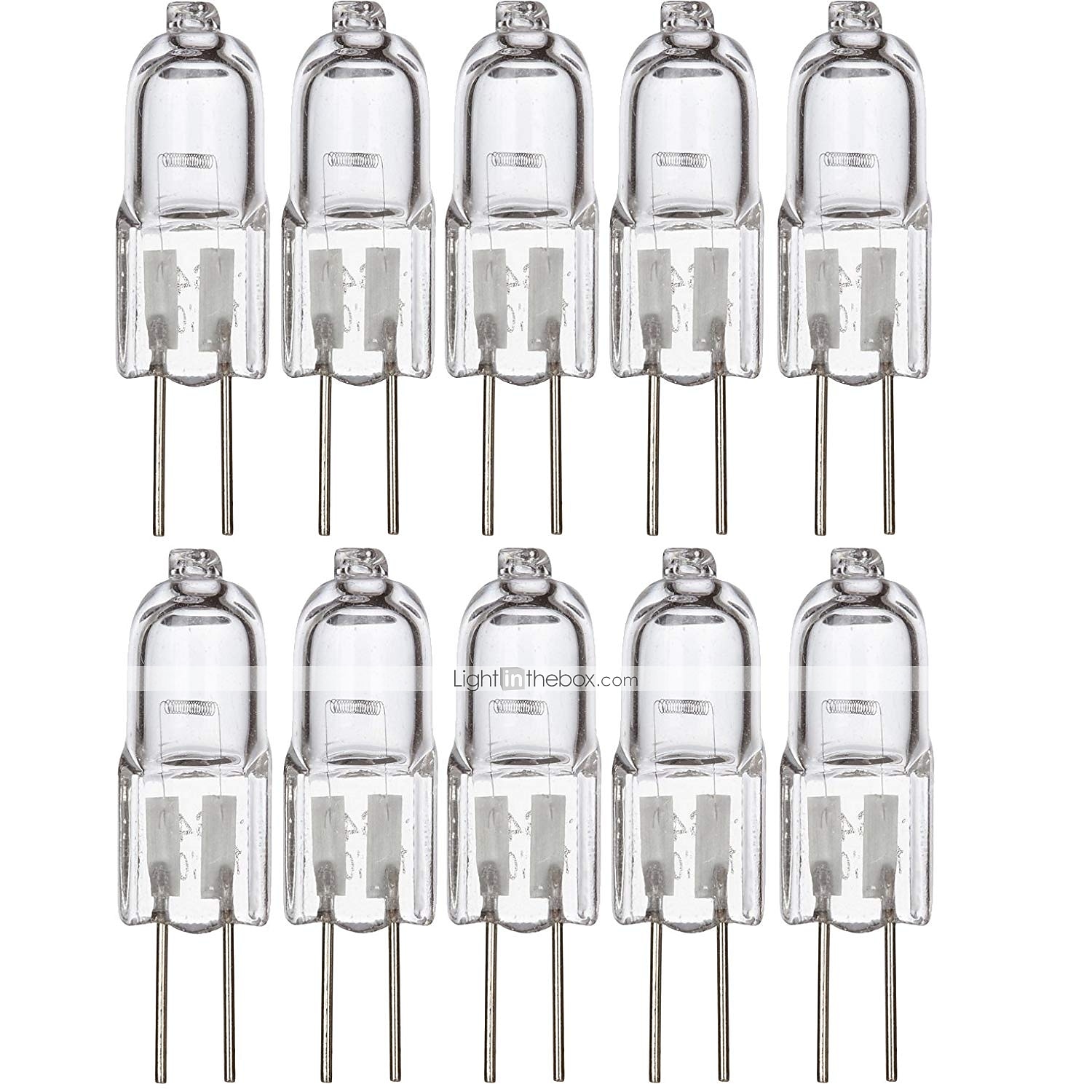 20PCS G4 Mini Warm White Energy Saving Lights Halogen Bulbs Jc Type Lamp 20W 12v 