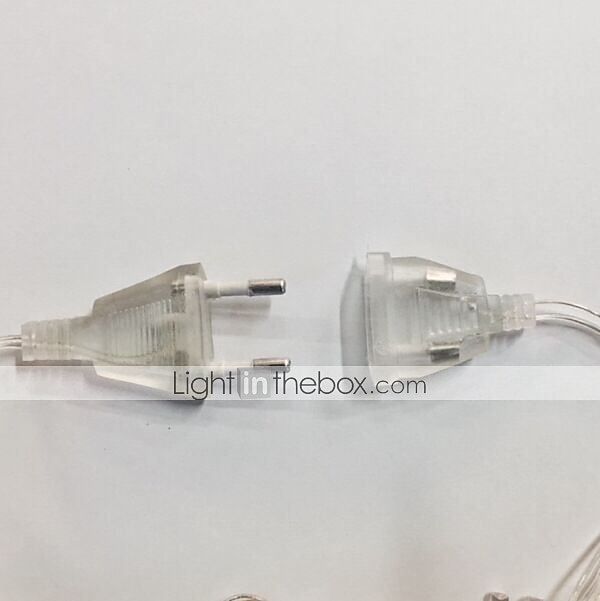 3M أضواء سلسلة 300 المصابيح تراجع LED 1PC أبيض دافئ أبيض أزرق ضد الماء حزب ديكور 220-240 V / قابلة للربط / IP44 2025 - $25.99 –P2