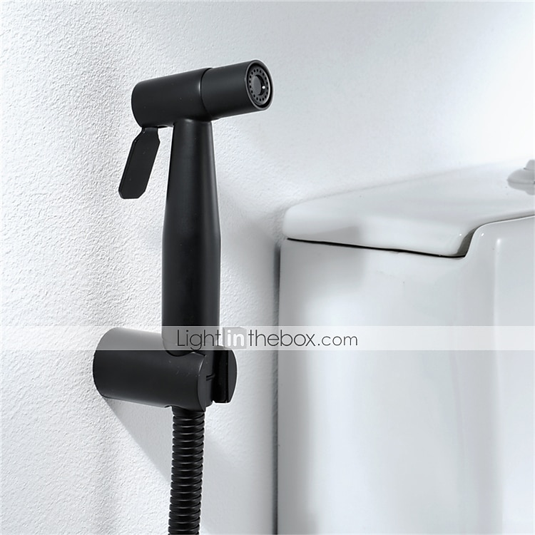 bidé de un solo orificio, inodoro negro, pistola de pulverización de limpieza de alta presión portátil 2025 - $37.99 –P2