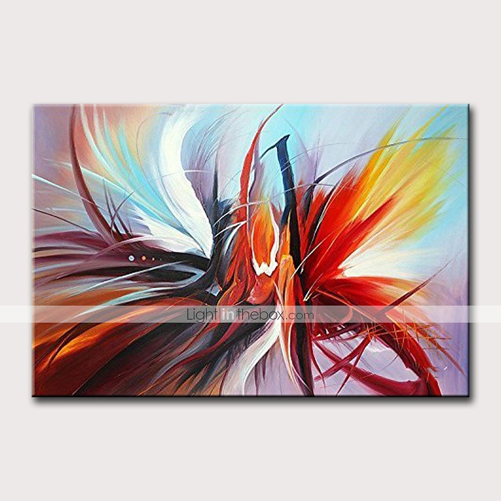 Oil Painting Hand Painted Horizontal Abstract Classic Modern Rolled Canvas (No Frame) 2025 - $53.99 –P5
