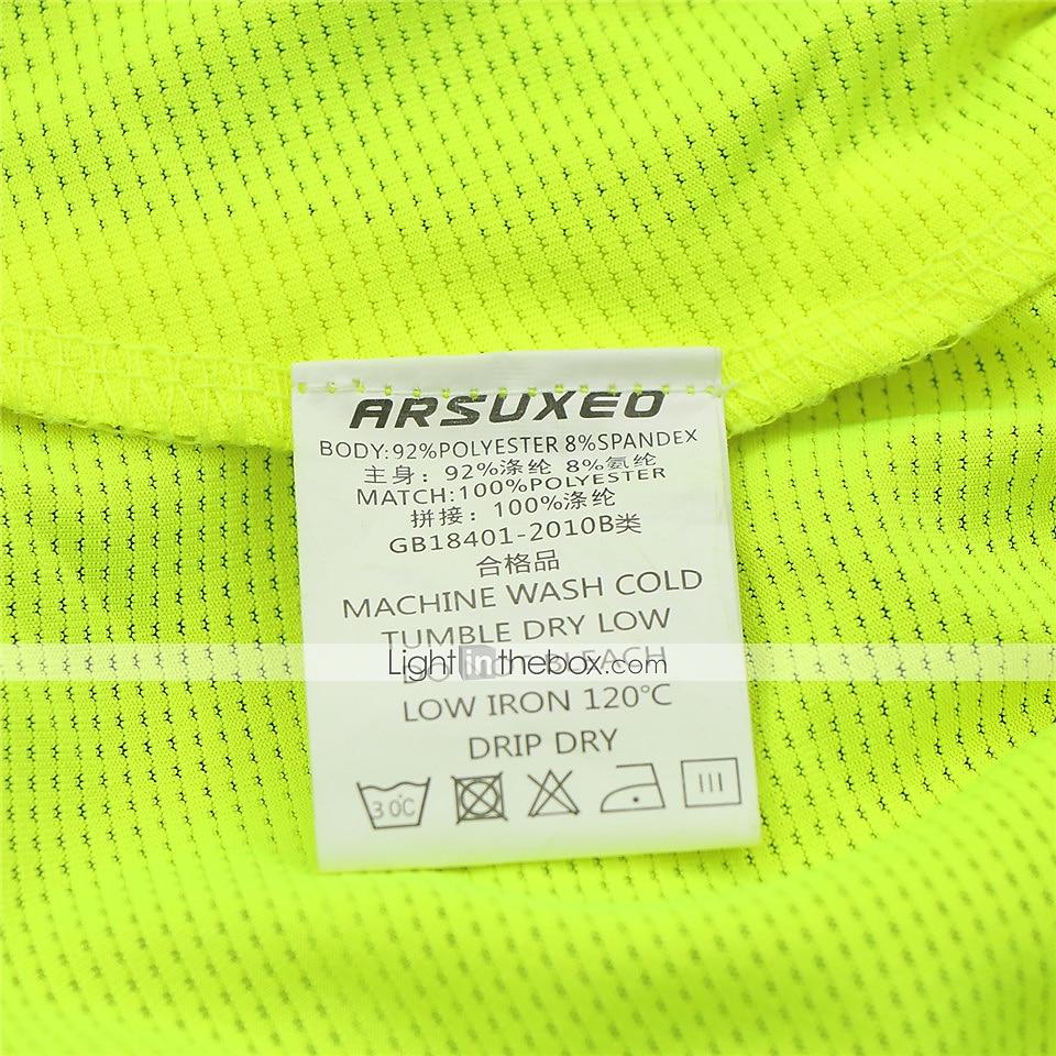 Arsuxeo Men's Running Shorts Gym Shorts Yoga Shorts Drawstring 2 in 1 Split Zipper Pocket Base Layer Outdoor Athletic Summer Spandex Quick Dry Lightweight Reflective Strips Yoga Gym Workout Marathon 2025 - $24.99 –P14