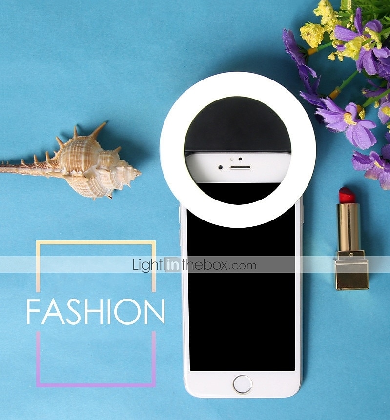 2pcs Selfie Ring Light Portable Clip for Smart Phone Photography Camera Video 3 Modes Dimmable AAA Batteries Powered 2025 - $10.49 –P1