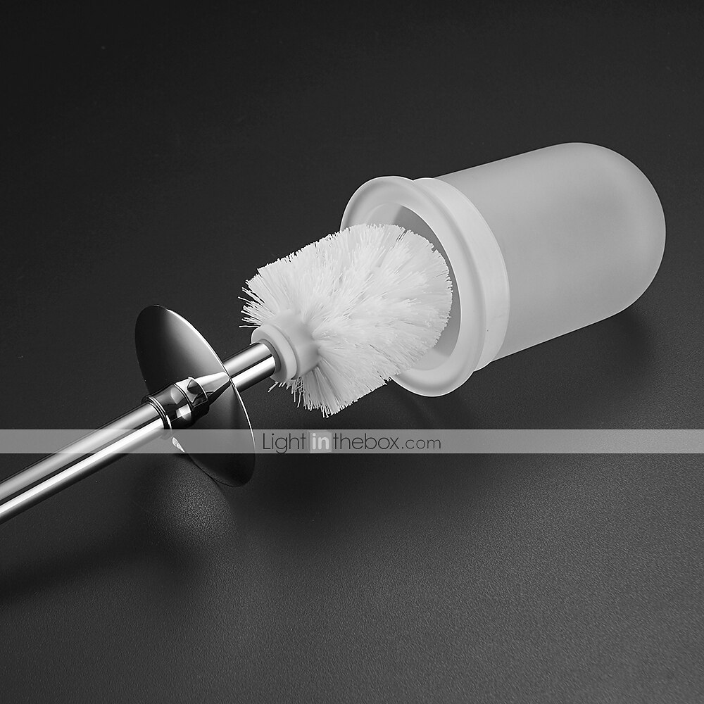 Toilet Brush Set Include Toilet Brush and Toilet Brush Holder New Design Brass for Bathroom Decoration Wall Mounted Chrome 1pc 2025 - $87.99 –P7