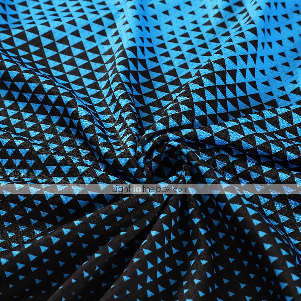 Męskie Koszulka rowerowa Geometryczny Gradient Krótki rękaw Rower Dżersej Top z 3 tylnymi kieszeniami Kolarstwo górskie Kolarstwie szosowym Szybkie wysychanie Odblaskowe paski Kieszeń na plecach 2026 - $30.99 –P12