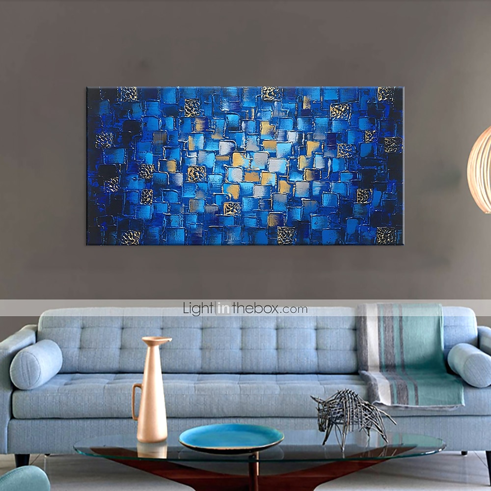 Oil Painting Hand Painted Horizontal Abstract Classic Modern Rolled Canvas (No Frame) 2025 - $83.99 –P4