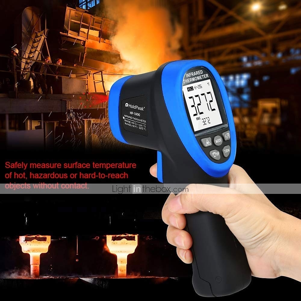 HP-1800 High Temperature Infrared Thermometer handheld, -50℃~1800