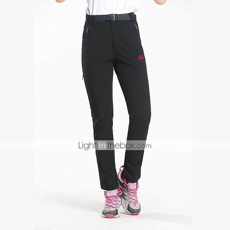 Dam Vandringsbyxor Sommar Utomhus Vattentät Vindtät Andningsfunktion Snabb tork Byxa Underdelar Violett Svart Elastan Camping / vandring Jakt Fiske S M L XL XXL / Slitstyrka 2025 - $39.99 –P9