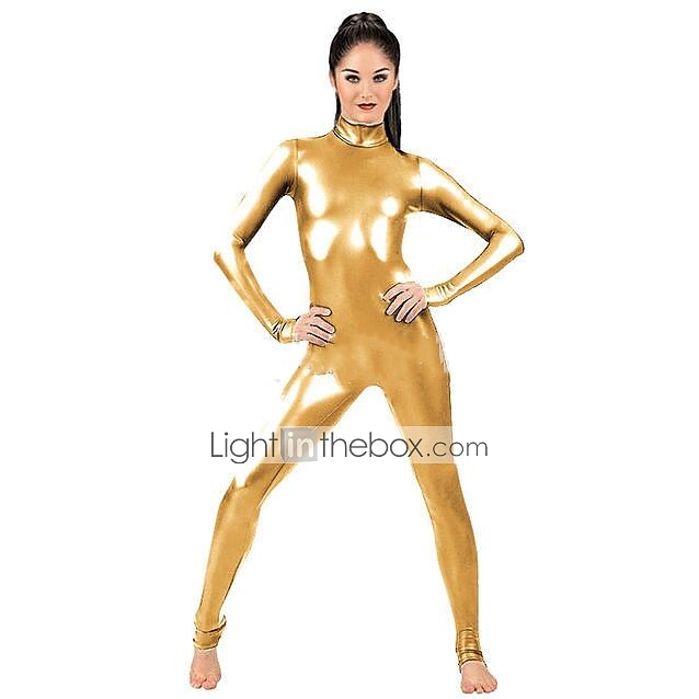 Zentai Suits Cosplay Costume Catsuit Motorcycle Girl Carnival Costume Full Body Suit Men's Women's Sex Sexy Costume Solid Colored Spandex Latex Costume for Halloween Adults' 2025 - $32.99 –P6