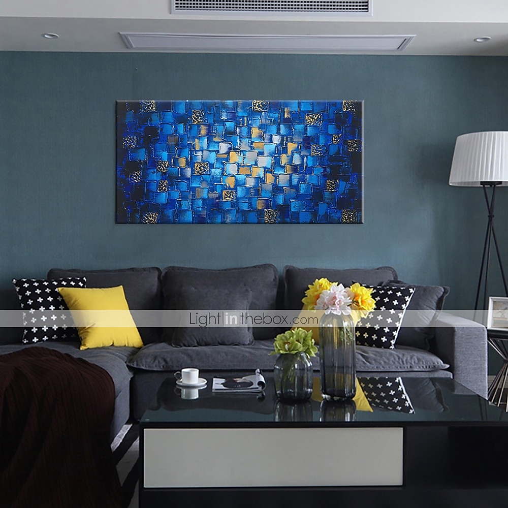 Oil Painting Hand Painted Horizontal Abstract Classic Modern Rolled Canvas (No Frame) 2025 - $83.99 –P7