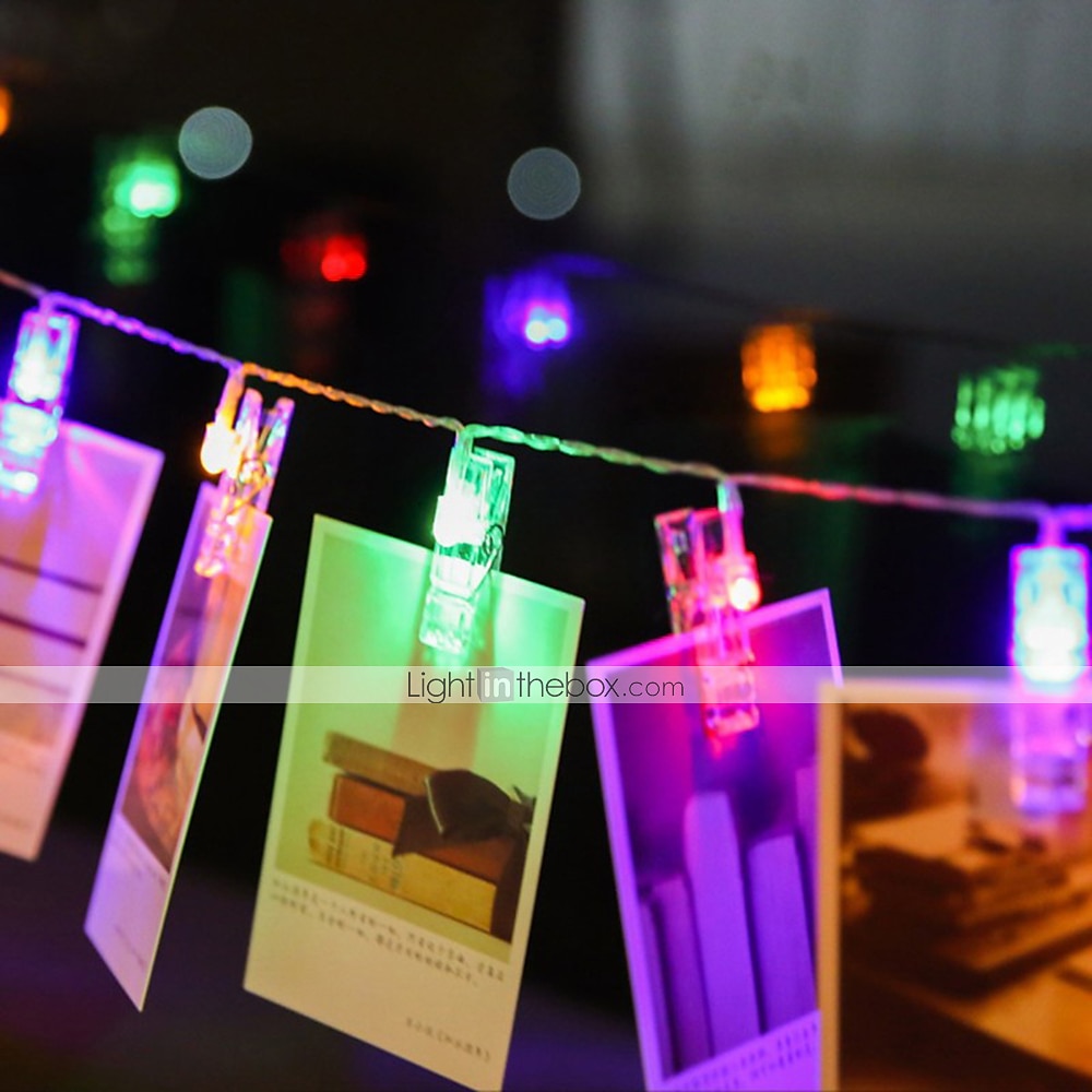 valokuvaleikevalo 50 värikäs led -yövalo koristelu asuntolan juhliin valoisa sali makuuhuoneen ilmapiiri kevyt juhla häät koristelu valokokoonpano 50 leikettä 1 sarja 2025 - $12.49 –P1