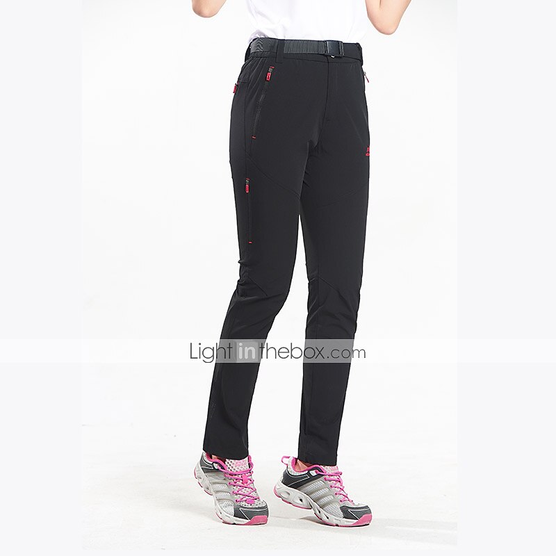 Dam Vandringsbyxor Sommar Utomhus Vattentät Vindtät Andningsfunktion Snabb tork Byxa Underdelar Violett Svart Elastan Camping / vandring Jakt Fiske S M L XL XXL / Slitstyrka 2025 - $39.99 –P8