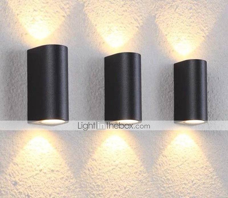 2 luci 15 cm esterno impermeabile creativo minimalista applique da parete led per negozi/caffè ufficio acrilico design geometrico applique 110-120/220-240 v 10 w del 2025 a $75.99 –P2