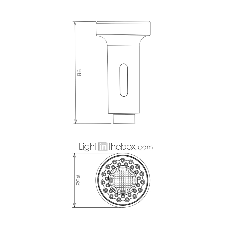 ABS Pull out Kitchen Shower Pull Out Sprayer Kitchen Faucet Replacement Shower Spray Head Chrome Finish 2025 - $17.99 –P1