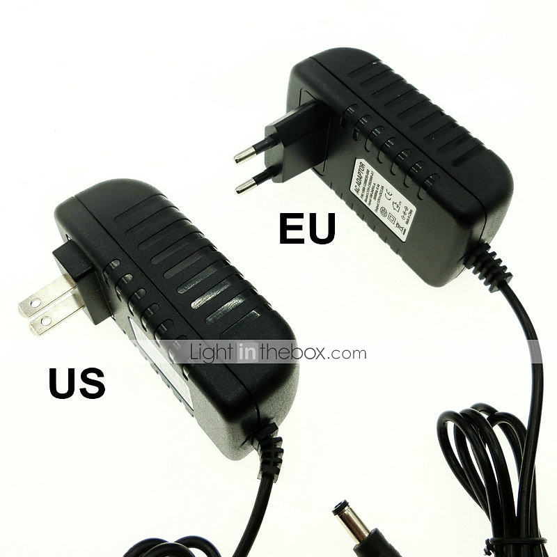 1pcs diy 12v voeding adapter plug transformator ac 110v 220v naar dc 12v 2a led driver voor led string strip licht 90cm 3ft 2025 - $8.49 –P3