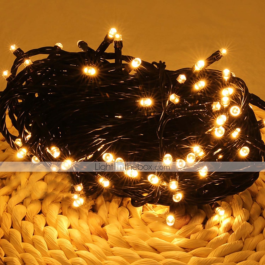 LED String Lights 20m 66ft 200LED String Lights Warm White White Blue Waterproof Creative Cuttable Night Light Garden Yard Decoration Lamp for Christmas Tree Room Home Decoration 2025 - $40.99 –P1