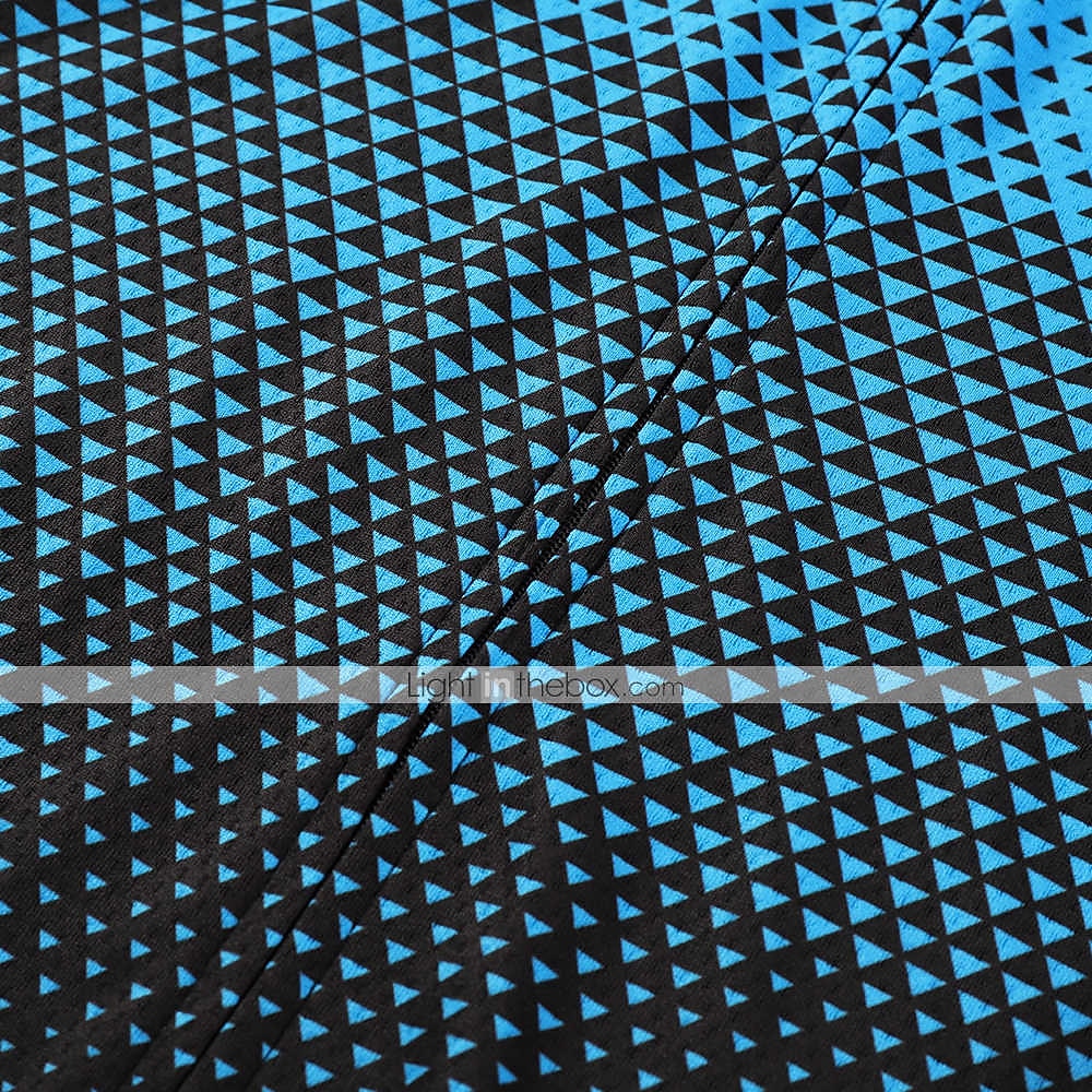 Męskie Koszulka rowerowa Geometryczny Gradient Krótki rękaw Rower Dżersej Top z 3 tylnymi kieszeniami Kolarstwo górskie Kolarstwie szosowym Szybkie wysychanie Odblaskowe paski Kieszeń na plecach 2026 - $30.99 –P7