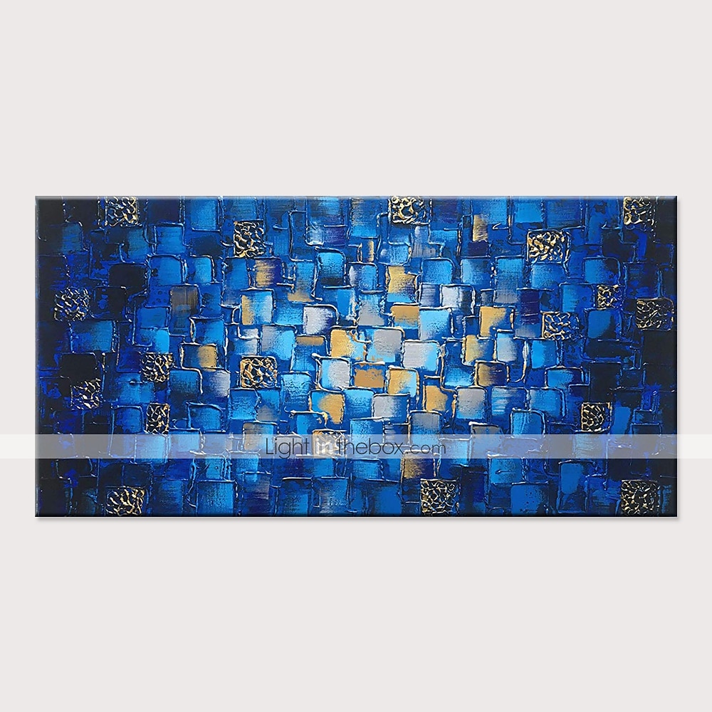 Oil Painting Hand Painted Horizontal Abstract Classic Modern Rolled Canvas (No Frame) 2025 - $83.99 –P2