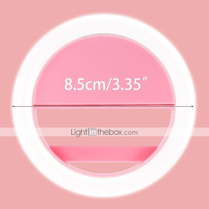 2pcs Selfie Ring Light Portable Clip for Smart Phone Photography Camera Video 3 Modes Dimmable AAA Batteries Powered 2025 - $10.49 –P2