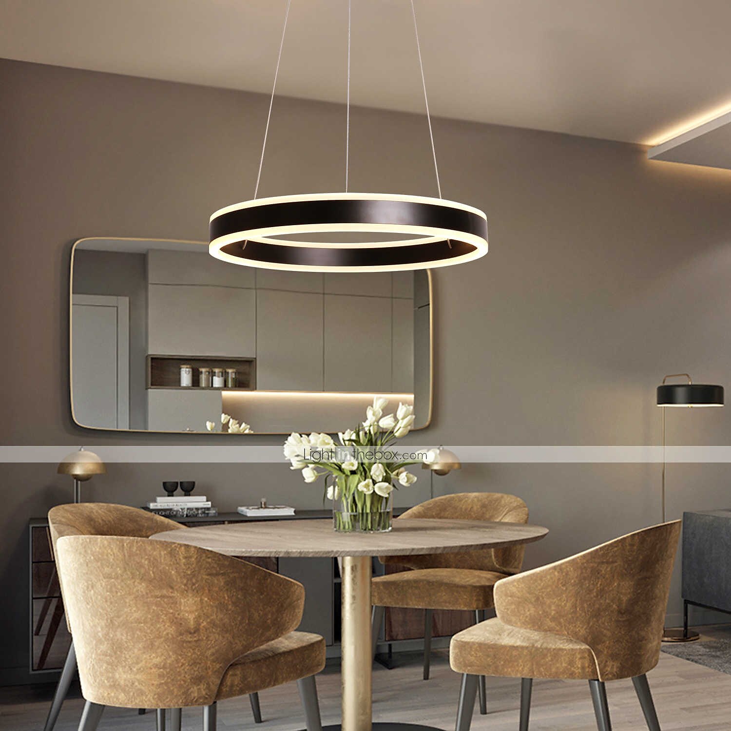2-Light LED Lumini pandantiv Metal Acrilic Circular Pictate finisaje Contemporan modern 110-120V 220-240V 2025 - $229.99 –P8