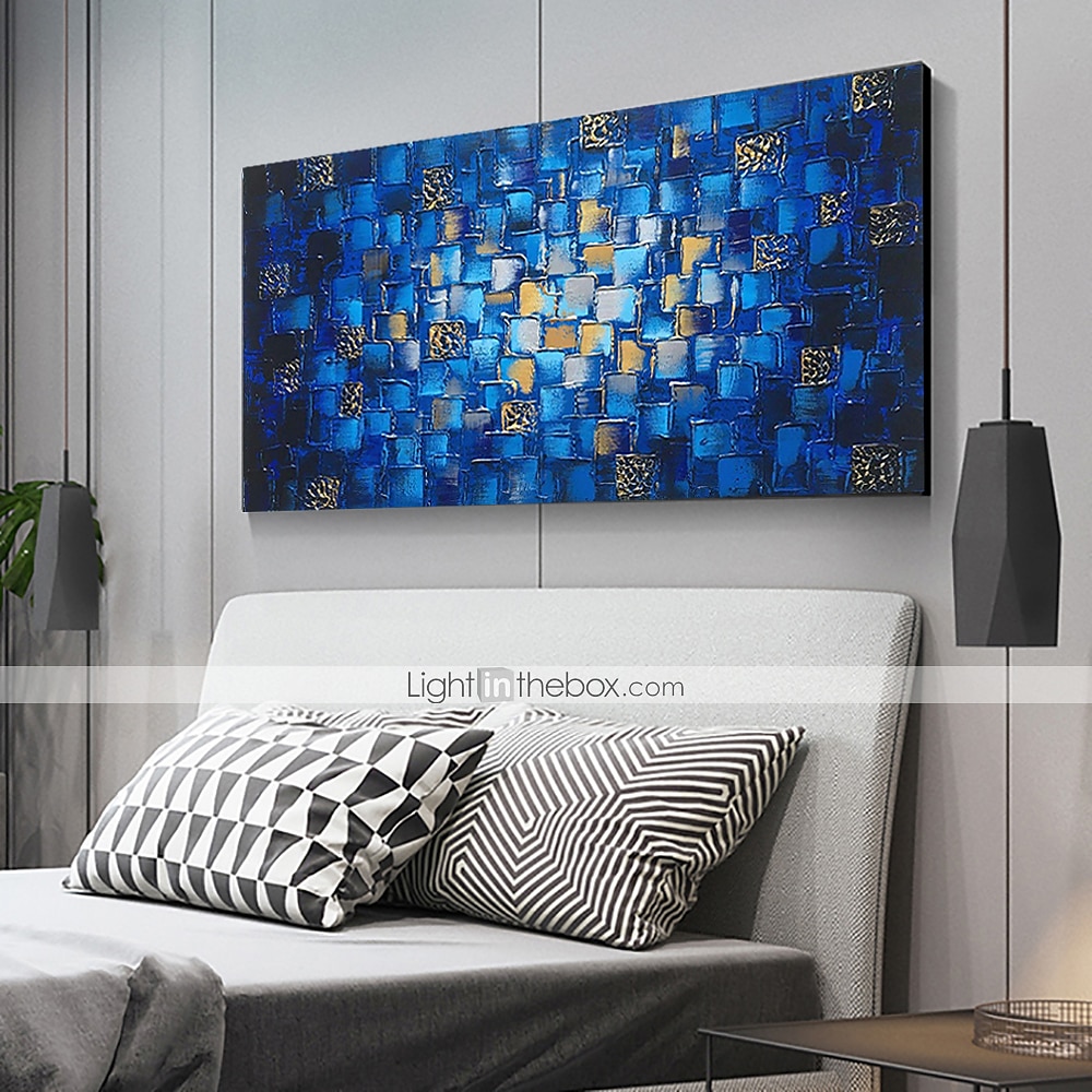 Oil Painting Hand Painted Horizontal Abstract Classic Modern Rolled Canvas (No Frame) 2025 - $83.99 –P3