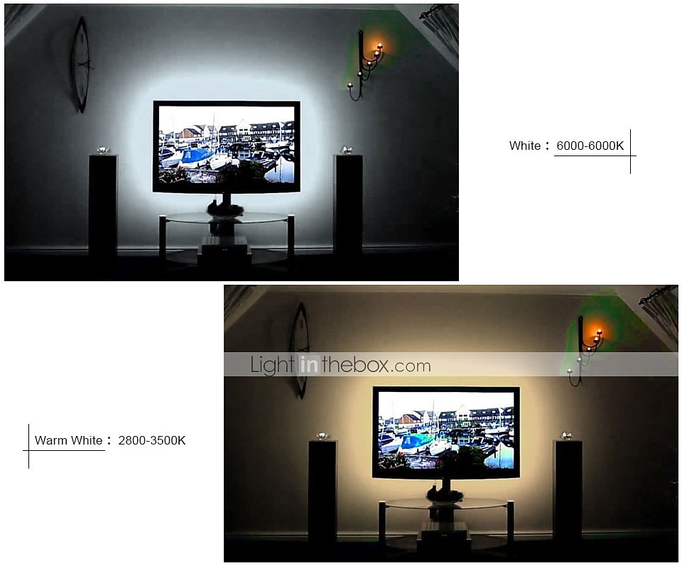 2026年 2m6.6ftusbフレキシブルledライトストリップ120leds2835smdウォームホワイトコールドホワイト粘着テレビ背景5v  コレクション – $12.99 –P4