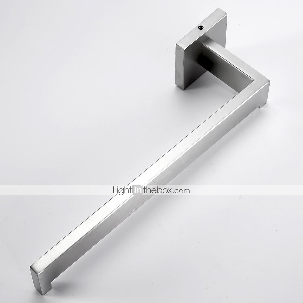 Multifunction Bathroom Accessory Set Include Towel Bar Toilet Paper Holder and Robe Hooks Stainless Steel Bathroom Shelf Wall Mounted 1or3or4 pcs 2025 - $28.99 –P14