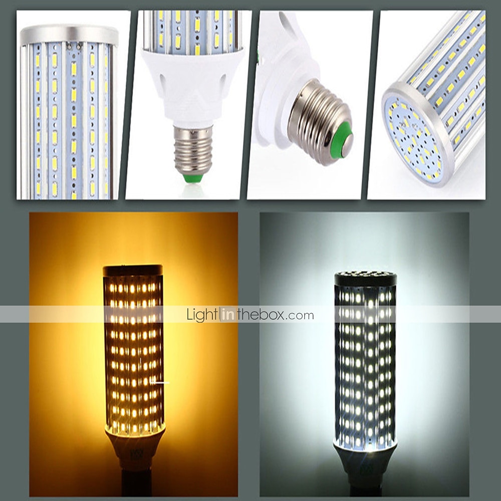 1kpl 60w led-valaistus alumiiniseoksen maissin lamppu korostaa energiatehokkaita huonekaluja ei salamaa e27 valkoinen lämmin valkoinen 85-265 v 2025 - $29.99 –P5