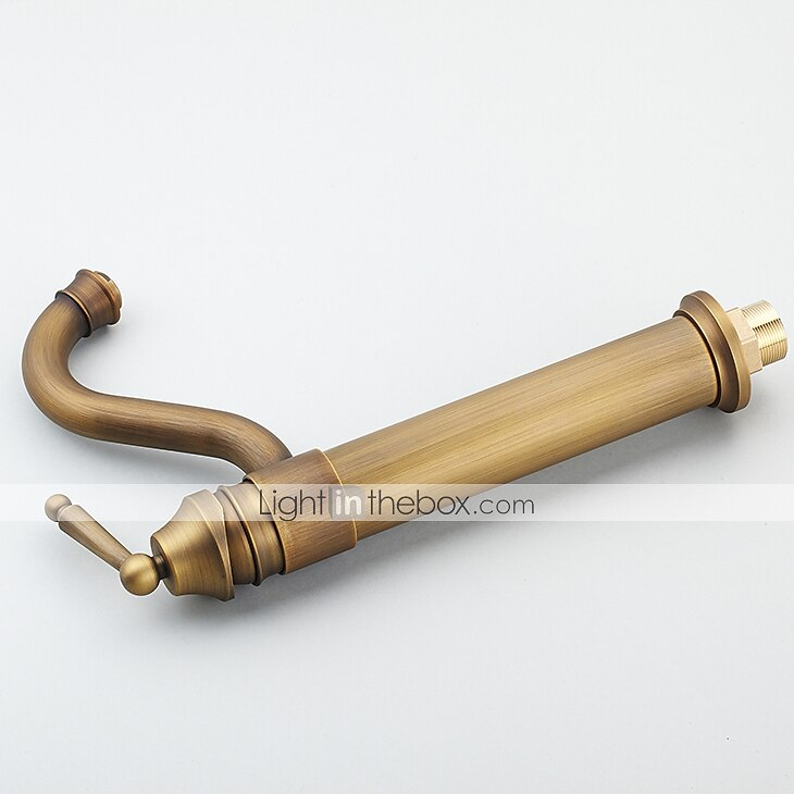 robinet de lavabo de salle de bain - laiton antique rotatif / central électrolytique mitigeur monotroubath taps de 2025 ? $97.99 –P11