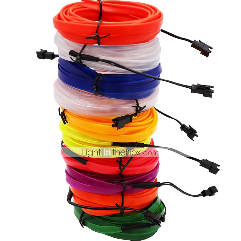 9,8 láb 3 m autó lámpa 12 V led hideg lámpák rugalmas el neon huzal automatikus lámpák az autón hideg fénycsíkok vonal belső dekorációs csíkok lámpák lámpák rugalmas neon 2025 - $11.99 –P9