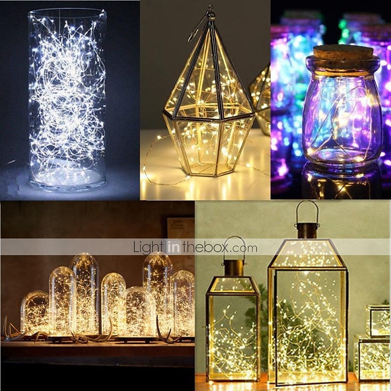 2m led fe string lys 100 stk 20 led kobbertråd lys flerfarget for fest ferie bryllup hjem fest soverom gave dekorasjon 2025 - $11.49 –P3
