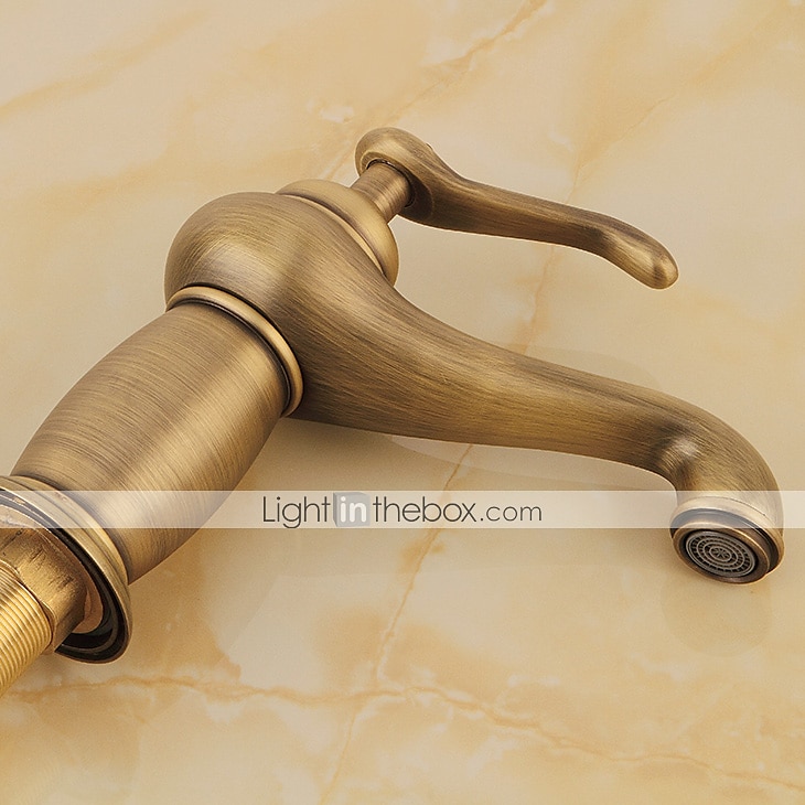 robinet de lavabo de salle de bain - robinets de bain monotrou classiques électroplaqués de 2025 ? $113.99 –P2