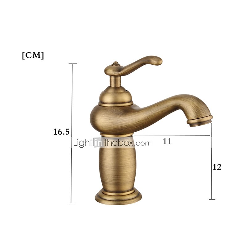 robinet de lavabo de salle de bain - robinets de bain monotrou classiques électroplaqués de 2025 ? $113.99 –P1