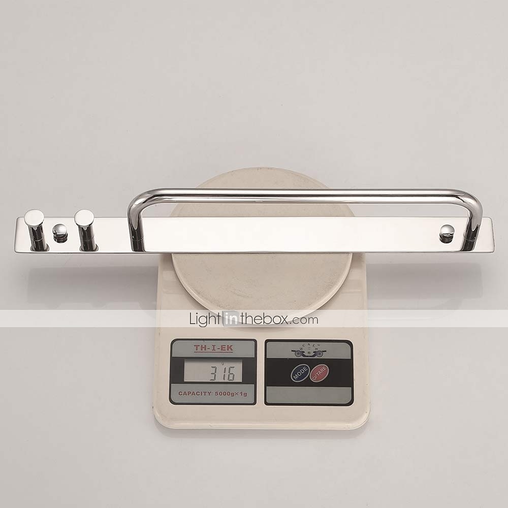 Tyč na ručníky Nový design / Multifunkční / Automatický Moderní Kov Koupelnové 1-ručník Nástěnná montáž 2025 - $33.99 –P2