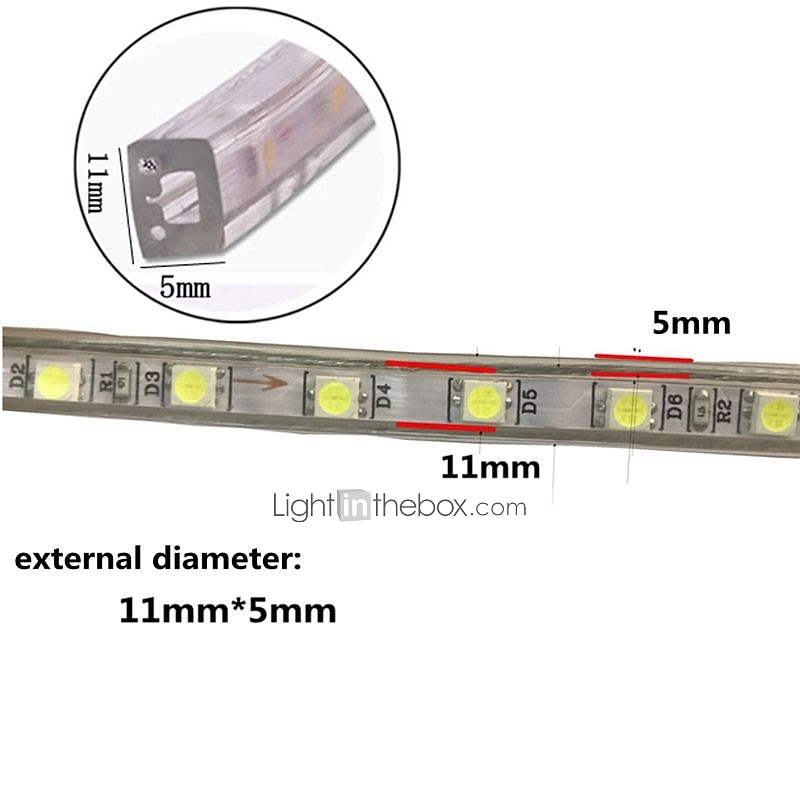 2025年 導かれたストリップライト防水30m98.4fttiktokライト5050smd 1800ledseuプラグ付き暖かい白白赤黄青緑家のダイニングリビングルームバー用の切断可能 コレクション – $32.99 –P14