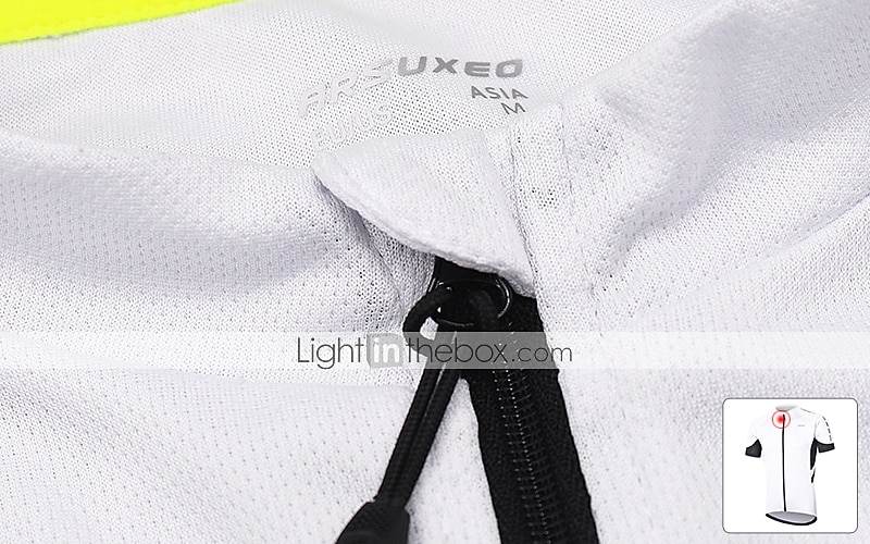 Men's Cycling Jersey Solid Color Short Sleeve Bike Jersey with 3 Rear Pockets Mountain Bike MTB Road Bike Cycling Breathability Reflective Strips Back Pocket Ultra Light Fabric Sports Dark Grey White 2026 - $28.99 –P16