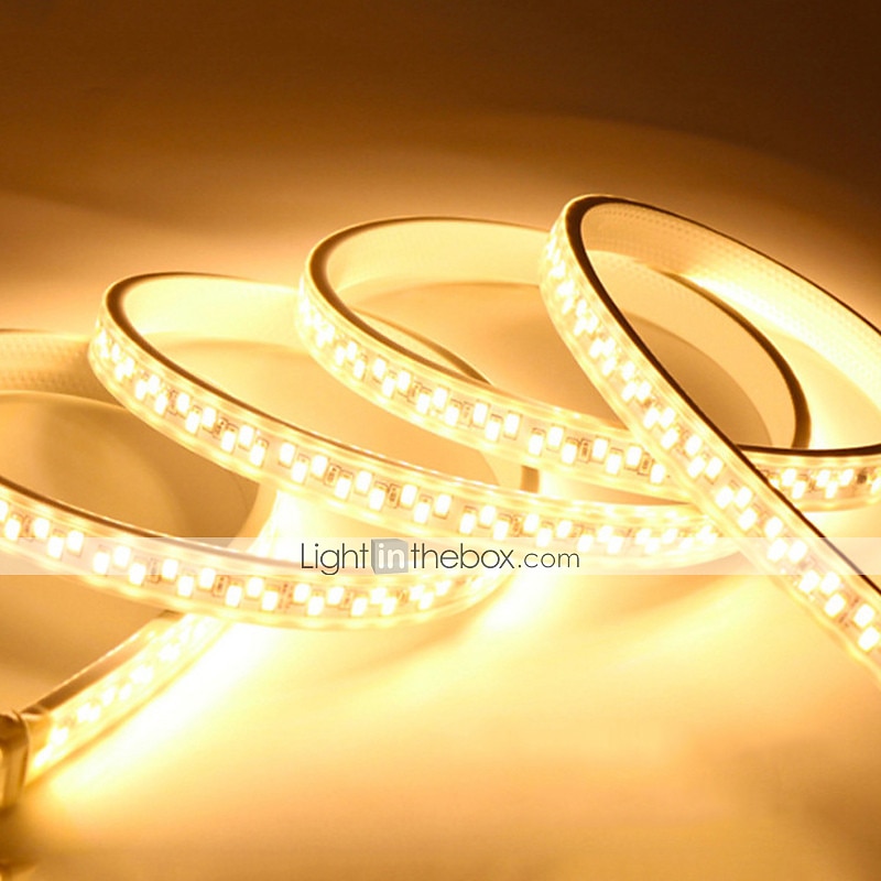 20m 65.6ft led bande lumière flexible corde lumière étanche blanc chaud smd 5730 3600leds intérieur extérieur ambiance rétroéclairage atmosphère décoration de 2025 ? $51.99 –P3