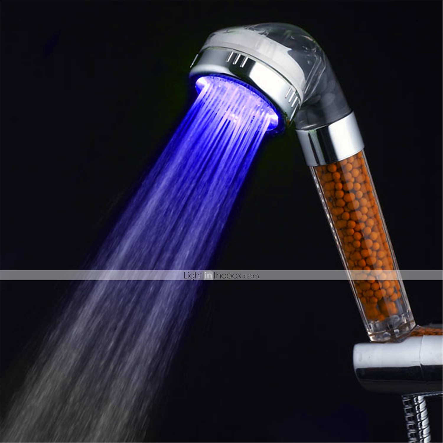 Contemporary LED Hand Shower,Wall Mounted Electroplated Feature Color Gradient Shower Temperature Control Jet+Rainfall Shower 2025 - $11.49 –P6
