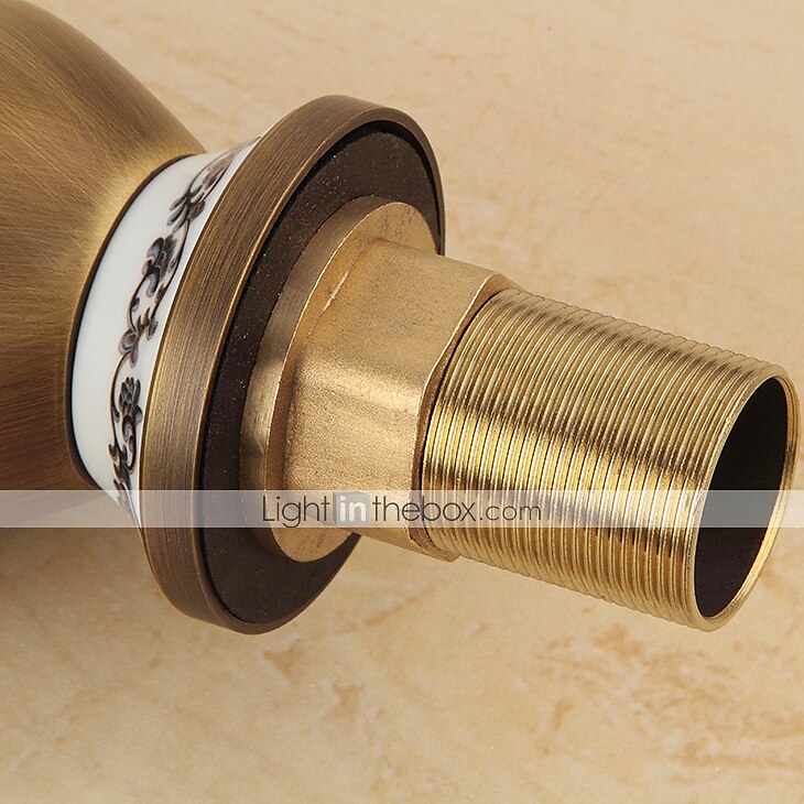 handfat kran - klassisk antik mässing centerset enkelgrepp en hålbad kranar 2025 - $97.99 –P8