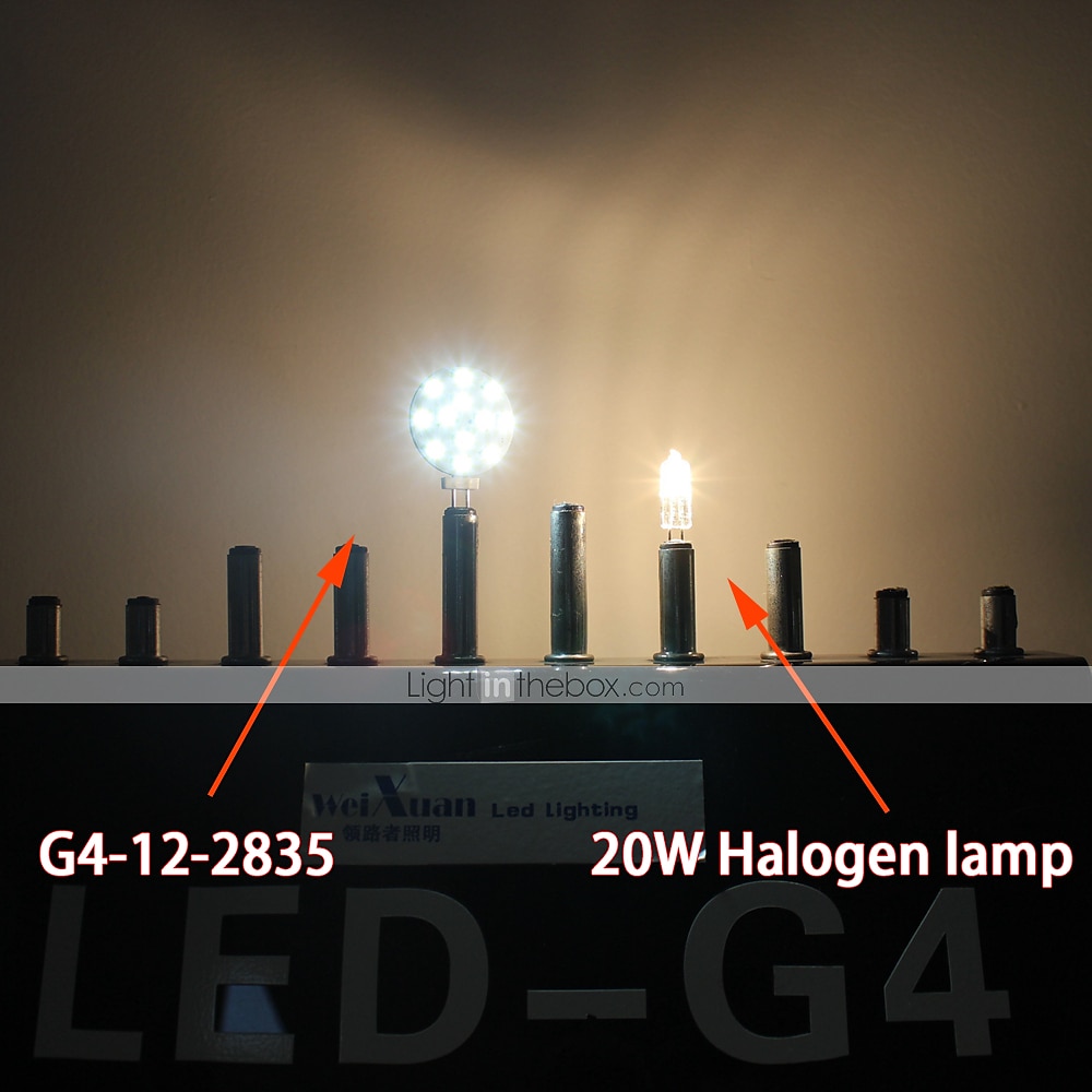2 stks 2 w g4 led licht 12 v 24 v ac / dc 12 leds smd 2835 wit warm wit voor afzuigkap licht cocina rv boot plafond kast lamp 2025 - $13.49 –P5