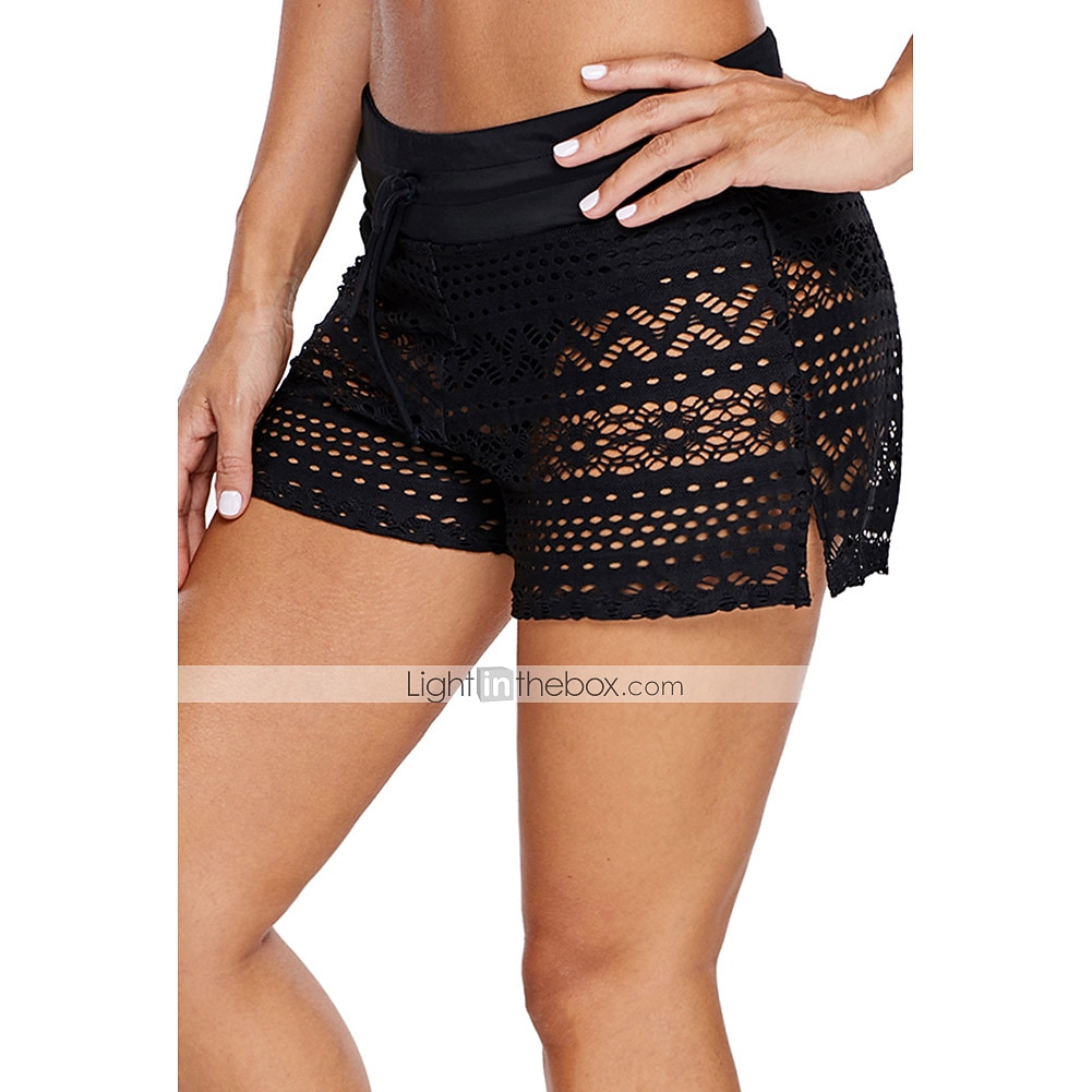 Damen Badeshorts Badehose Einfarbig Schnelltrocknend Bequem Atmungsaktiv Unterteile Surfen Strand Wassersport Sommer 2026 - $16.49 –P3
