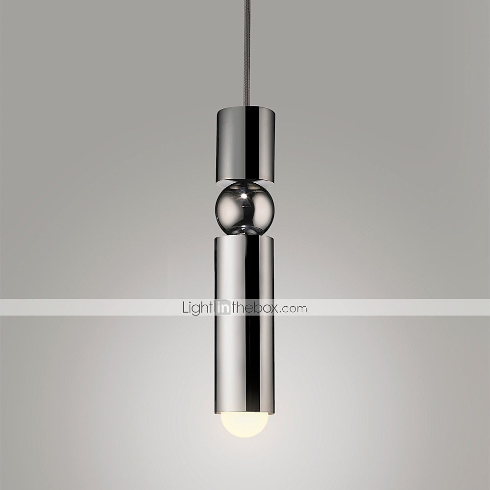 6 cm led pendellys øylys enkel design metallsylinder galvanisert moderne 220-240v 2025 - $107.99 –P8