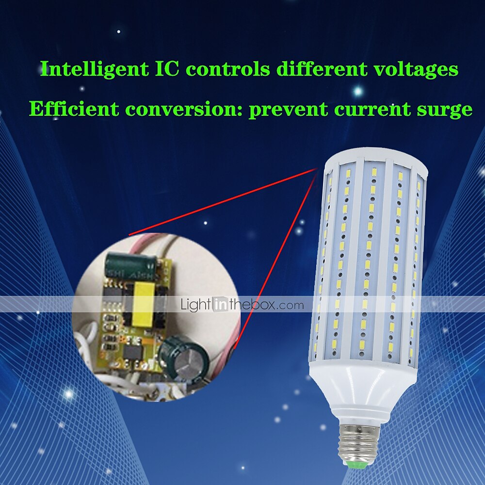 1pc 20 W LED Corn Lights 3000 lm E26 / E27 T 75 LED Beads Warm White White 85-265 V 2025 - $14.99 –P3