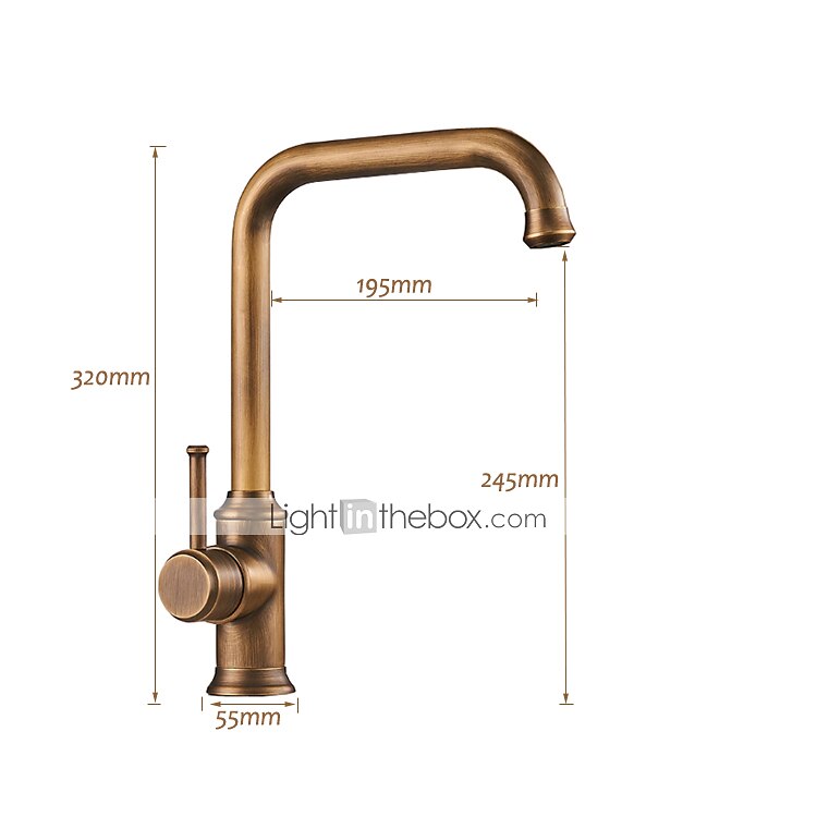 Kitchen Faucet,Single Handle Brass/Black Nickel One Hole Standard Spout,Filter, Brass Kitchen Faucet Contain with Cold and Hot Water 2025 - $113.99 –P3