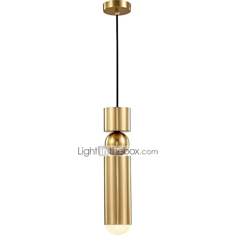 6 cm led pendellys øylys enkel design metallsylinder galvanisert moderne 220-240v 2025 - $107.99 –P10