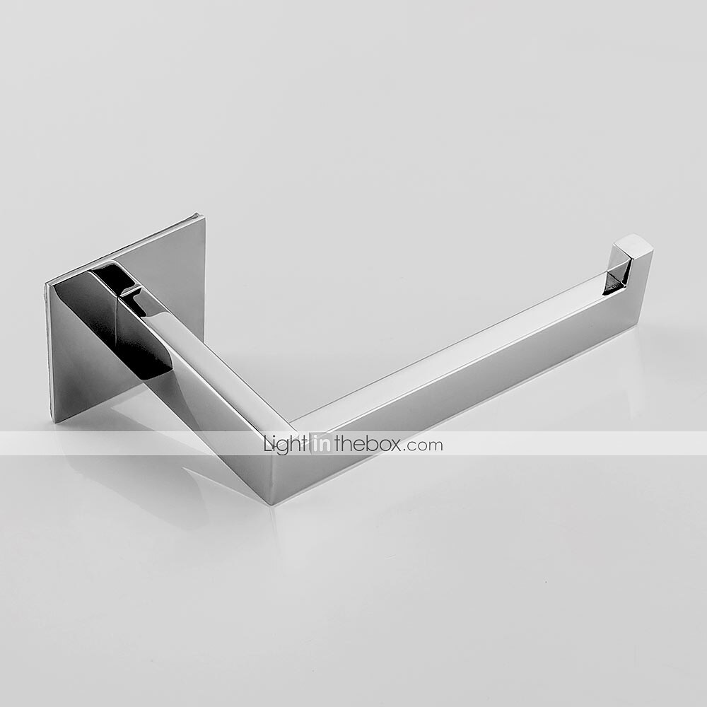 WC-Rollenhalter Neues Design / Selbstklebend / Kreativ Moderne / Modern Metal 1pc - Bad Wandmontage 2025 - $28.99 –P3
