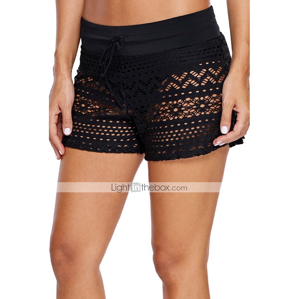 Damen Badeshorts Badehose Einfarbig Schnelltrocknend Bequem Atmungsaktiv Unterteile Surfen Strand Wassersport Sommer 2026 - $16.49 –P1