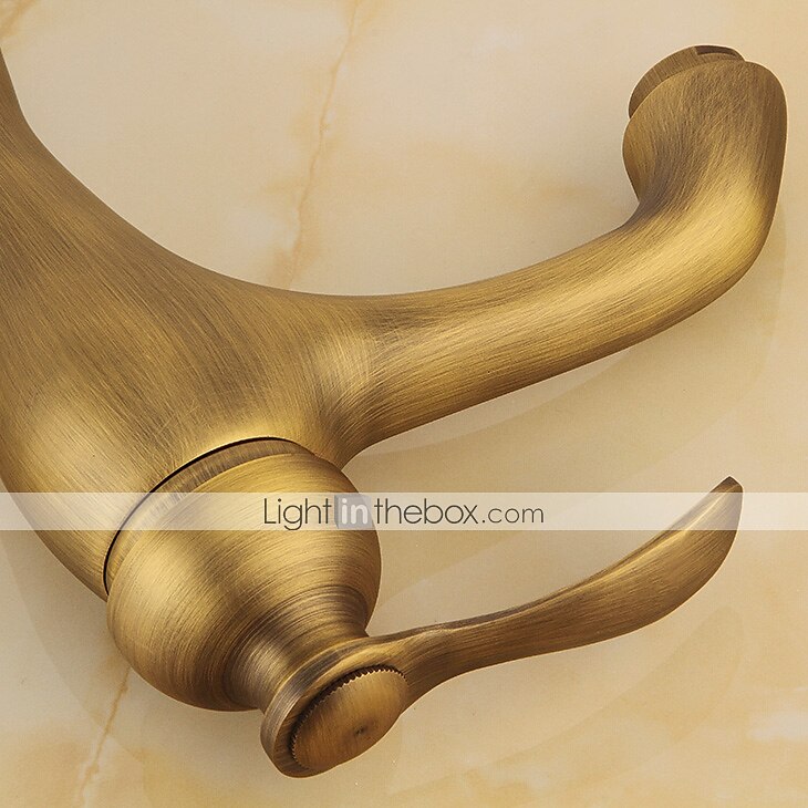 Bathroom Sink Faucet - Classic Antique Brass Centerset Single Handle One HoleBath Taps 2025 - $80.99 –P6