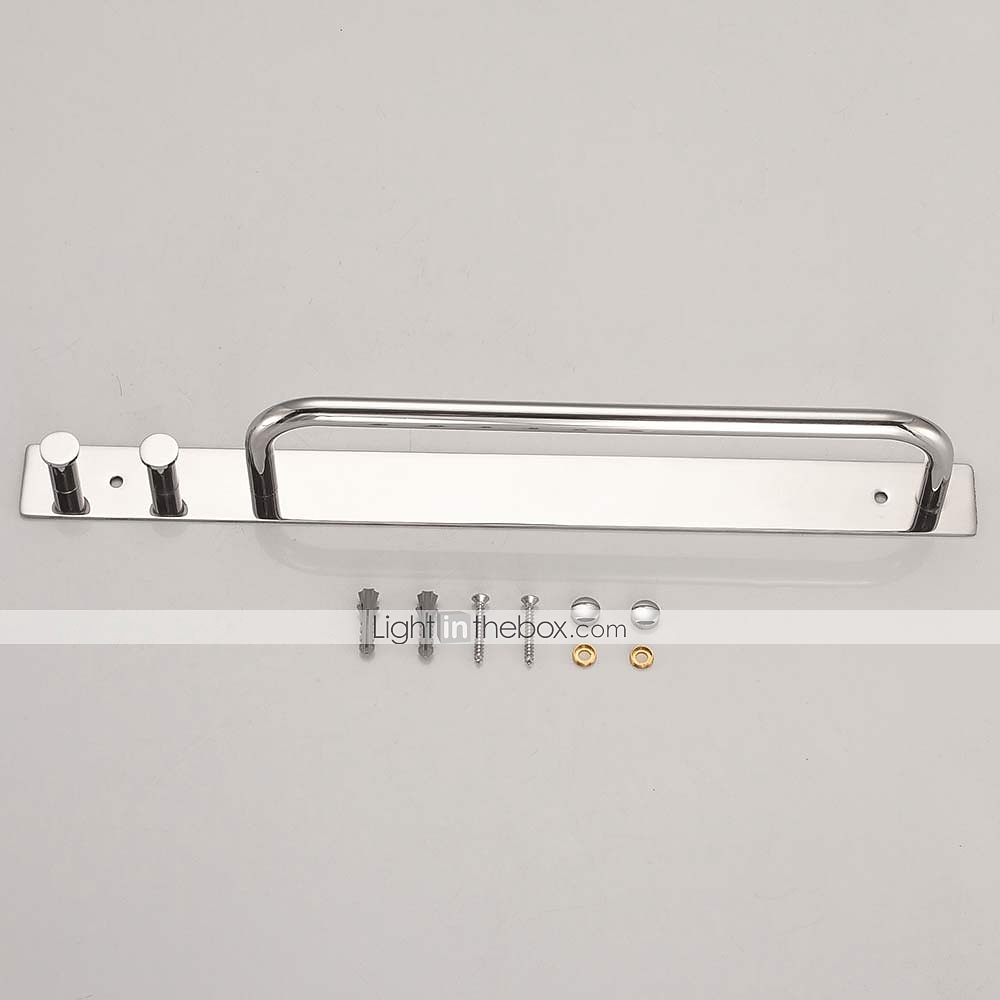 Tyč na ručníky Nový design / Multifunkční / Automatický Moderní Kov Koupelnové 1-ručník Nástěnná montáž 2025 - $33.99 –P3