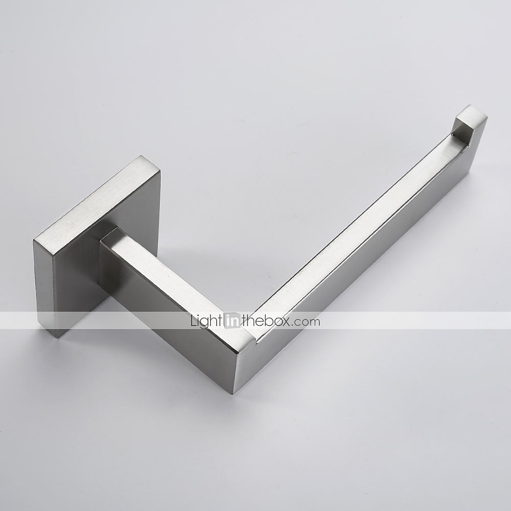 Multifunction Bathroom Accessory Set Include Towel Bar Toilet Paper Holder and Robe Hooks Stainless Steel Bathroom Shelf Wall Mounted 1or3or4 pcs 2025 - $28.99 –P5